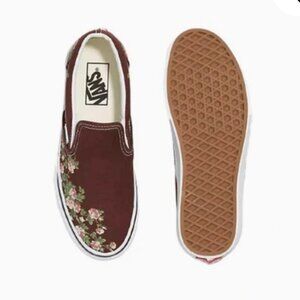 VANS floral slip on 6 women